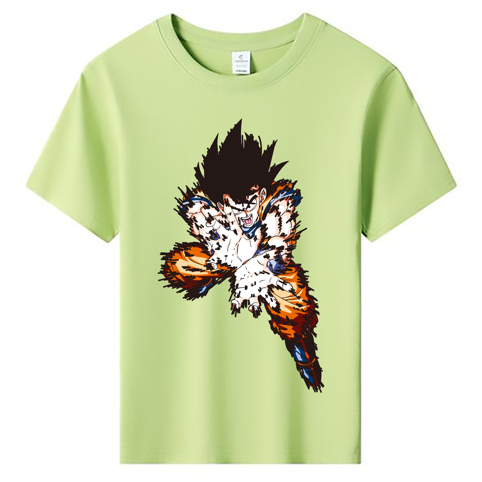 （画像用） ドラゴンボール 孫悟空（そん ごくう）Son Goku カカロット DRAGON BALL Kakarotto 綿100％キッズTシャツ（フロントプリント）